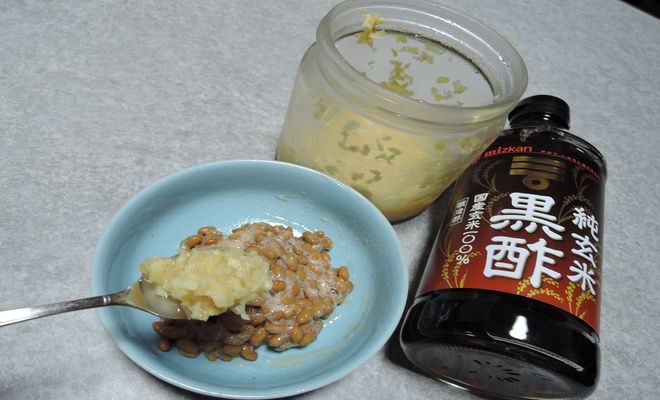 酢しょうが酢納豆