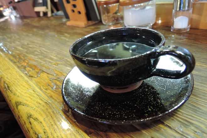 笠間焼のコーヒーカップ＆ソーサ