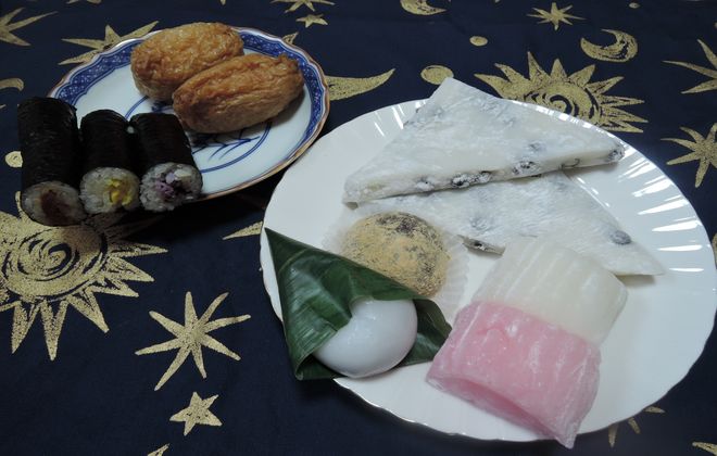 伊勢屋の和菓子とお寿司